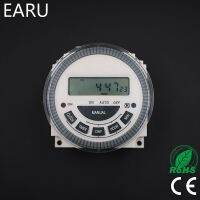 Earu Tm619 Ac 220V 230V 240V จอ Lcd ดิจิตอลนาฬิกาจับเวลาโปรแกรมตั้งเวลาได้ไฟฟ้าพร้อมรีเลย์ที่ระบุไว้ใน Ul 16a การเดินสายไฟได้ง่าย