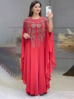 Abayas For Women Dubai Luxury 2022 Chiffon Boubou Muslim Fashion Dress Caftan Marocain Wedding Party Occasions Djellaba Femme