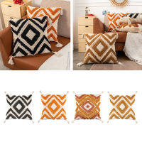 Moroccan Boho Throw Pillow Covers Woven Pillowcases Cushion Covers Decor