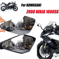 Cermin Convex Katkan Meningcermin มุมมองกระจกด้านข้างวิสัยทัศน์สำหรับคาวาซากิ Z900 Z 900นินจา1000SX 1000 SX Ninja400