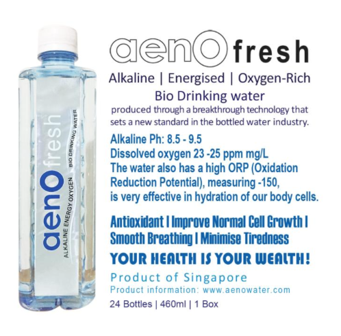 Alkaline Energised Oxygenated Bio Drinking Water - 24 Bottles X 460 ml ...