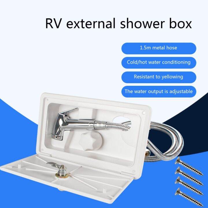 RV Shower Kit with LockIncludes Shower Faucet Shower Hose Shower Wand