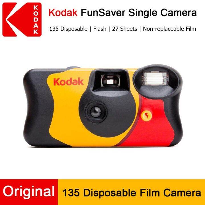 Original Kodak Funsaver Single Use Camera With Flash Disposable Point