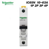 Schneider สวิตช์อากาศเบรคเกอร์วงจร Mcb ซีรีส์ทั้งหมด Ic65n 1P 10a 16a 20a 25a 63a 50a 32a