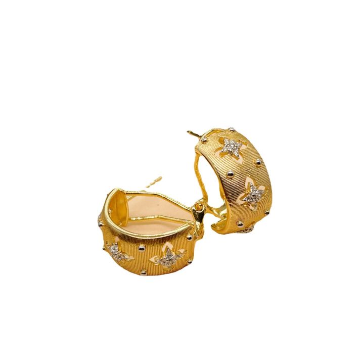 angus-ชุดอุปกรณ์ชุบทองแท้สองสีที่วาดด้วยมือสไตล์พระราชวัง