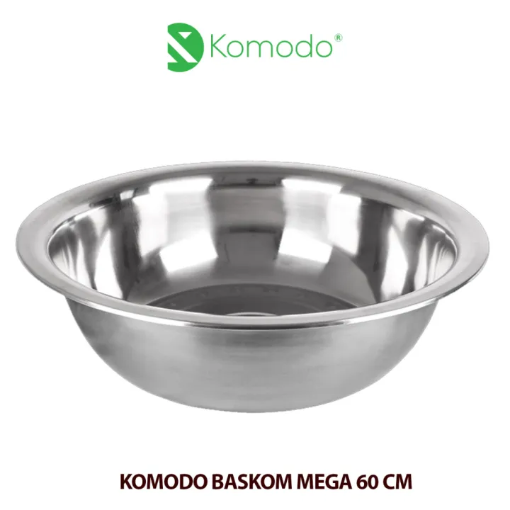 Baskom Mega KOMODO 60 CM / Baskom Stainless Besar / Baskom Jumbo