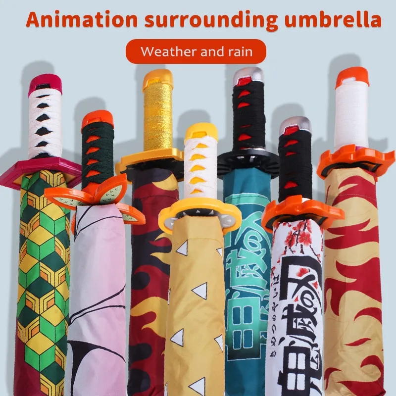 UMBRELLA KAMADO TANJIRO DEMON SLAYER - sword-anime