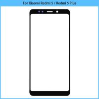 ใหม่สำหรับแผงหน้าจอสัมผัส Xiaomi Redmi 5 Plus สำหรับ Redmi 5 LCD กระจกหน้าด้านนอกเลนส์โทรศัพท์กระจกหน้าจอสัมผัสอะไหล่