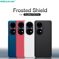 Nillkin Matte เคสสำหรับหัวเหว่ย P50 Pro Super เคส Frosted โทรศัพท์มือถือเคสมือถือบางพิเศษพลาสติกฝาหลัง PC Hard กรณี