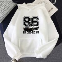 AE86 Hachi Roku hoodie Initial D sweatshirt Japanese Anime Men long Sleeve Streetwear Oversized Crewneck Clothing Top Male Size XS-4XL