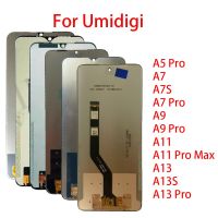 หน้าจอแสดงผลแบบเต็มรูปแบบสำหรับ A5 Umidigi A7 A7S A9 A13 A13S A11 Pro Max ชิ้นส่วนจอสัมผัสแอลซีดีของเครื่องแปลงดิจิทัล