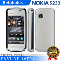 MC โทรศัพท์มือถือขายเดิมสำหรับ Nokia 5233 3G ปลดล็อกโทรศัพท์มือถือ C2 Gsm/Wcdma 3.15Mp กล้อง