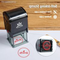 □◎ Custom Self Inking Stamp Personalized Rubber Logo Clear Seal Stamp Business Wedding Party Decoration For Invitation Stationery