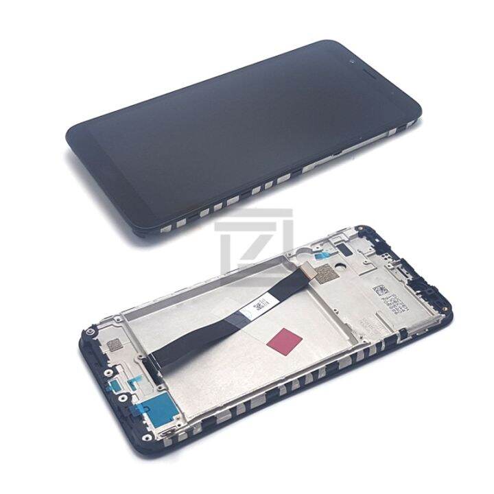 อะไหล่ชิ้นส่วนจอสัมผัสแอลซีดีของเครื่องแปลงดิจิทัลสำหรับ-xiaomi-redmi-7a-มีกรอบสำหรับซ่อมจอแสดงผล7a-redmi