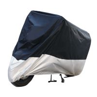 ┅✵ Spot Cross-Border Amazon Hot Style 190T Oxford Cloth Coated With Silver Cloth Dustproof Sunscreen Rainproof Motorcycle Clothing Car Cover