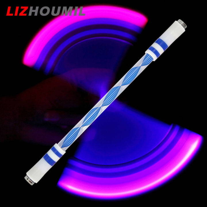 lizhoumil-ปากกา-led-หมุนได้-ปากกาลูกลื่นปากกาสำหรับควงเล่นเกมกันตกแบบมืออาชีพโดยไม่ต้องเติม