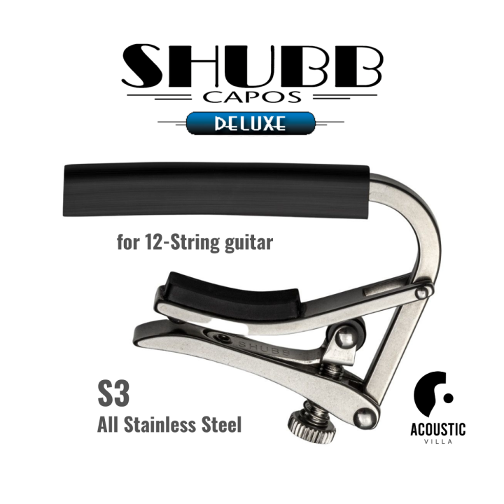 Shubb S3 Deluxe Capo for 12String String Guitars Lazada.co.th