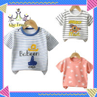 【New Arriva✨ 】Children Short Sleeve Tops Cartoon Printing Round Neck T-shirt Summer Breathable Cotton Shirt For Boys Girls✨