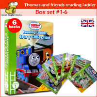 ck) ชุดหนังสือนิทานโทมัส เล่ม 1-6 Thomas and friends reading ladder boxed train Thomas and friends 3-8 years old