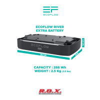 ECOFLOW RIVER EXTRA BATTERY แบตเตอรี่สำรอง อเนกประสงค์ พกกา พาวเวอร์สเตชั่น