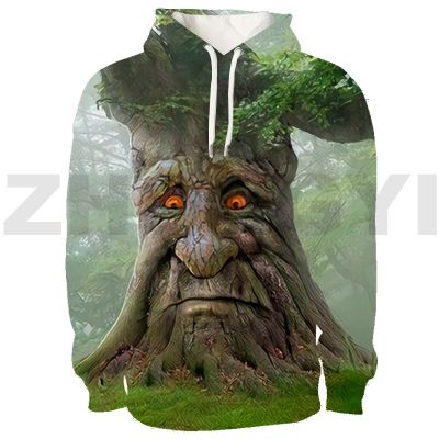 ร้อนเกมWise Mystical Tree Hoodie 3Dแฟชั่นสบายๆเสื้อผ้าผู้หญิงHarajukuญี่ปุ่นStreetwearตลกทุกวันหลวมPullovers