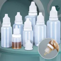 Empty Plastic Squeezable Eye Dropper Bottles Eye Refillable Bottle Sample Container Sub-Bottling Travel Paint Eye Liquid Dropper