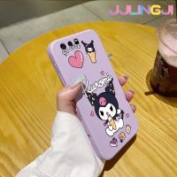 Jjlingji เคสสำหรับ Huawei P10 Plus เคสลายการ์ตูนคุโรมิเคสแบบบางสวยงามบางดีไซน์ใหม่เคสโทรศัพท์ป้องกันขอบสี่เหลี่ยมเคสนิ่มเคสปลอกซิลิโคนกันกระแทก