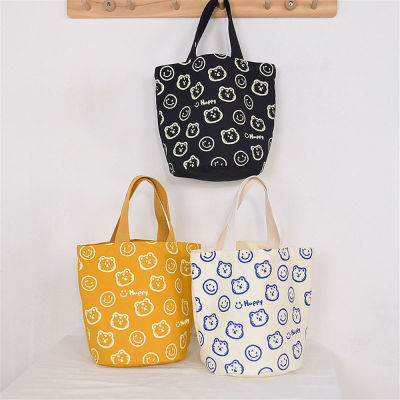 Canvas Tote Bag Fashion Lunch Box Cloth Bag Portable Cute Bag Cute Cloth Bag Lunch Bag Cloth Bag Lunch Box