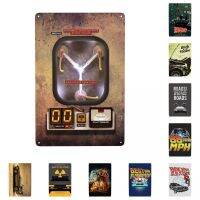 Steampunk Rustic Magnetic Flux Capacitor โลโก้ Retro Back to Future Office Store Pubs Club Man Cave Bar ตกแต่งบ้านแผ่นโลหะ 20 * 30 ซม