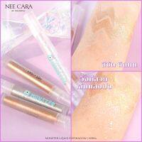 NEE CARA Monster Liquid Eyeshadow N1964 อายแชโดว์ เนื้อลิควิด เนื้อกลิตเตอร์แน่น สีชัด ติดทนนาน ไม่หลุดร่วงง่าย