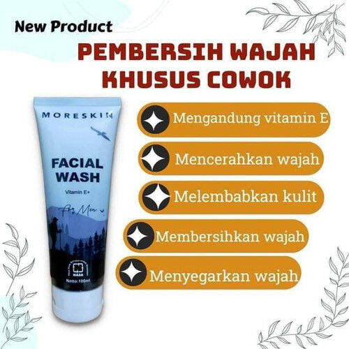 JUAL SABUN MUKA COWOK//FACIAL WASH CREAM NASA 100 ORIGINAL Lazada