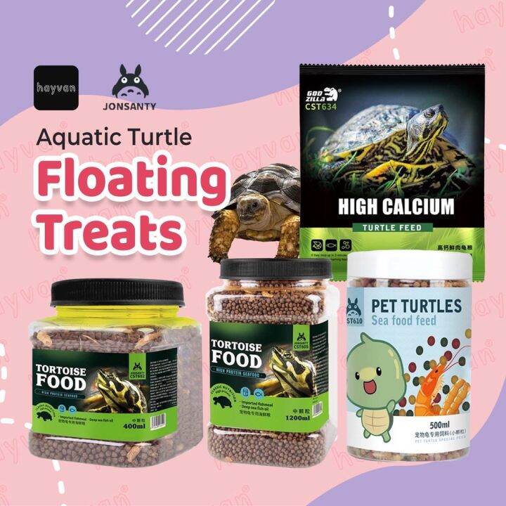 Authentic quality Aquatic Turtle Floating Food Tortoise Treats Pellets ...