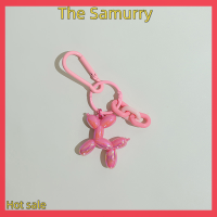 Samurry ✨Hot Sale✨ Car พวงกุญแจสุนัขลูกกวาดรูปบอลลูนสุนัขน่ารักจี้เรซินแฟชั่นรูปสัตว์ของขวัญของขวัญป้องกันการสูญหายกระเป๋าเป้สะพายหลังพวงกุญแจเครื่องประดับ