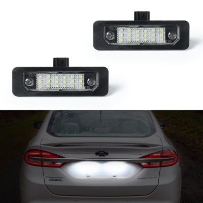 6500K White LED License Plate Light Tag Lamp For Ford Mustang Flex Fusion Taurus Focus Mercury Sable Milan Canbus Error Free