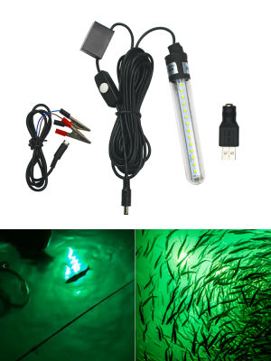12V Fishing Light LED Underwater Fishing Light Lures Fish Finder Lamp