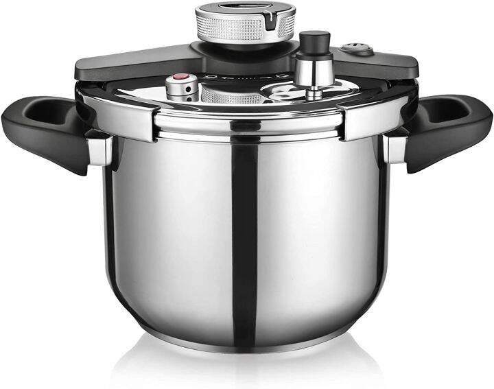 Pressure Cooker，6.3Quart Kitchen Pressure Cooker，Suitable for