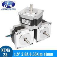 Jkongmotor NEMA23 stepper motor 41mm 2.8A 0.55N.m 78Oz-in Hybird stepper motor CNC stepping motor For CNC machine 3D printer