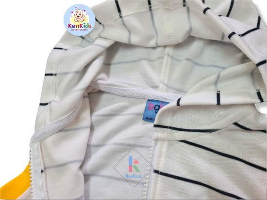 Áo khoác ghi lê có nón bé trai babywear s1-s5 - ảnh sản phẩm 6