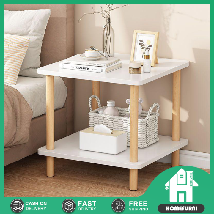 HomeFurni Minimalist Sofa Side Table Living room Modern Corner Coffee