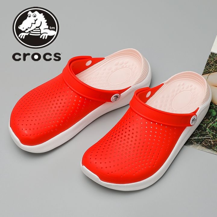 crocs-รองเท้า-รองเท้าแตะแฟชั่นสุดฮิต-สไตล์วัยรุ่น-ลำลอง-น้ำหนักเบา-ใส่ได้ทุกเพศทุกวัย