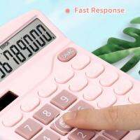 Dexin calculator เครื่องคิดลขดิจิตอล 2 ระบบ วัสดีพลาสติกแข็ง ABS ใช้งานได้ทั้งใส่ถ่าน หรือพลังงานแสงอาทิตย์