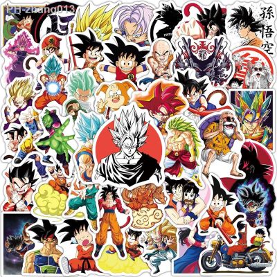 100pcs Anime Dragon Ball Sticker Super Saiyan Turtle Fairy Wukong Suitcase Skateboard Notebook Waterproof Graffiti Sticker