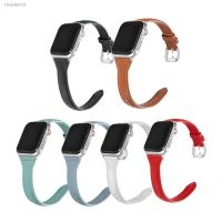 ﹊ Small Leather Strap For IWO Series 6/7 Smart Watch Z36 T100 Plus W37 Smartwatch Womens Wrist Belt T500 X6 W26Pro For DT100 HW22