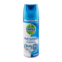 Dettol สเปรย์ เดทตอล กลิ่นคริสป์บรีช ฟ้า มี2ขนาด 225 มล และ 450 มล lสเปรย์ฆ่าเชื้อสำหรับพื้นผิว