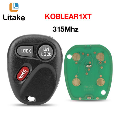 รถรีโมทรายการ Keyless ที่ห้อยกุญแจ3ปุ่มรีโมทปุ่มควบคุมความถี่315Mhz อะไหล่เปลี่ยน KOBLEAR1XT