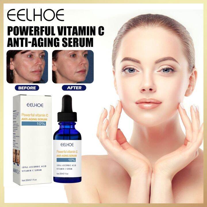 Eelhoe Vitamin C Anti-aging Serum Hyaluronic Acid Whitening Face ...