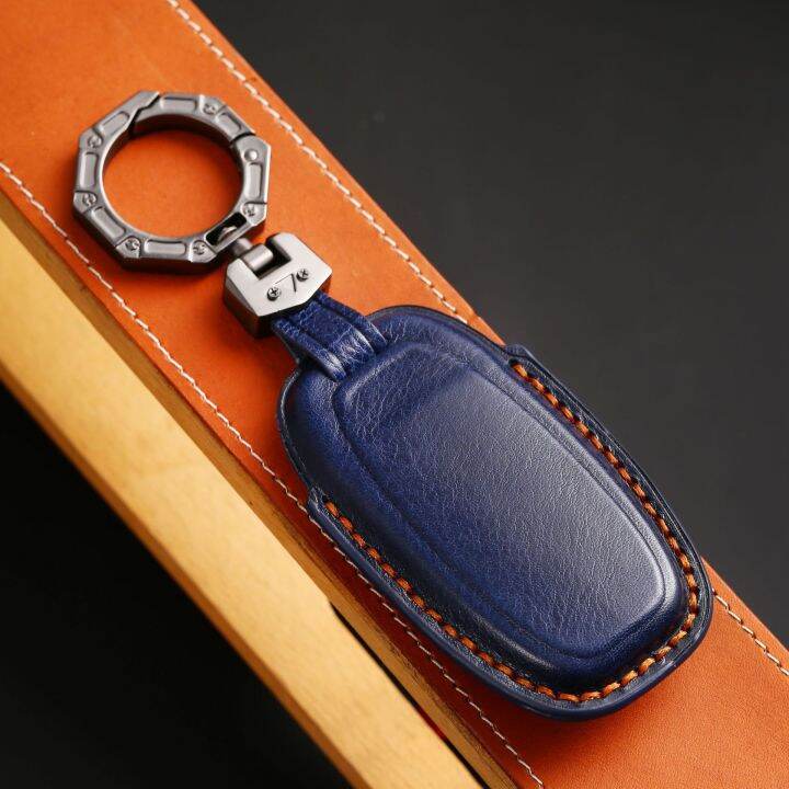 luxury-real-leather-car-key-case-cover-fob-holder-for-audi-a6-a4l-a5-a7-a8l-q7-q8-q3-a3-keyring-pouch-shell-keychain-protector