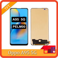 6.4 "TFT สำหรับ Oppo A95 5G PELM00แอลซีดีพร้อมแผงสัมผัสประกอบเครื่องอ่านพิกัดหน้าจอกระจกสำหรับ OPPO A95 5G LCD