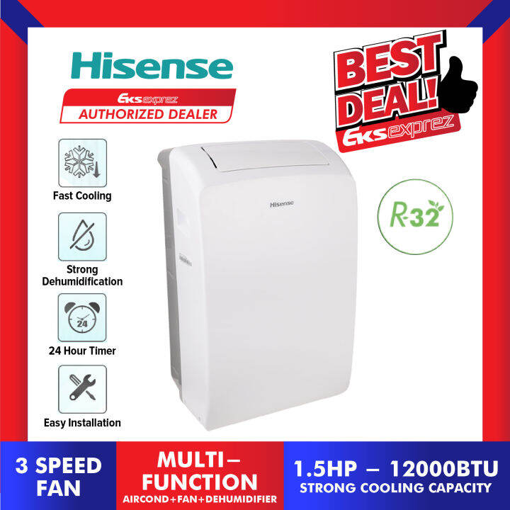 hisense r32 1.5 hp portable air conditioner ap12nxg