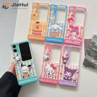 JieHui เหมาะสำหรับ OPPO Find N2 flip Sanrio + จี้ Smooth IMD เคสโทรศัพท์มือถือแฟชั่น